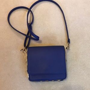 Royal blue crossbody bag